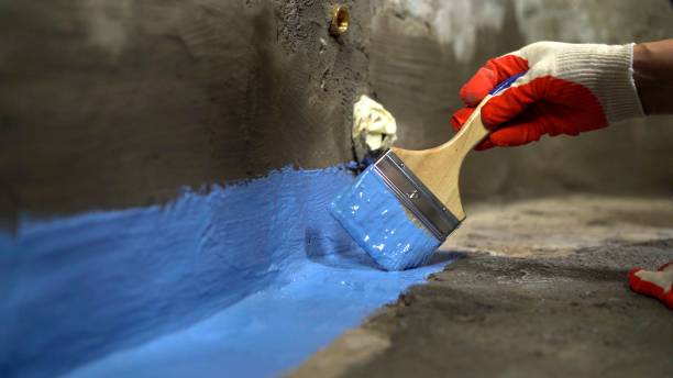 Commercial Exterior Waterproofing project at a Kent City, MI business property by SJ Waterproofing Pros